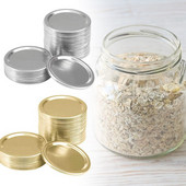 24 bucăți capace de etanșare de 70 mm, potrivite pentru borcane Kilner Mason Ball pentru conserve Capace de păstrare în casă Capace pentru borcan Mason Capace pentru conserve