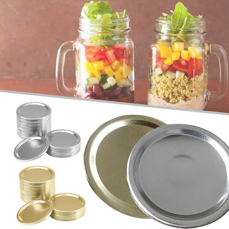 24 bucăți capace de etanșare de 70 mm, potrivite pentru borcane Kilner Mason Ball pentru conserve Capace de păstrare în casă Capace pentru borcan Mason Capace pentru conserve