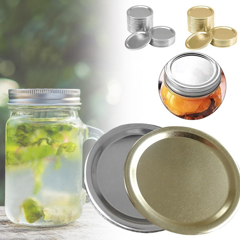 24 bucăți capace de etanșare de 70 mm, potrivite pentru borcane Kilner Mason Ball pentru conserve Capace de păstrare în casă Capace pentru borcan Mason Capace pentru conserve