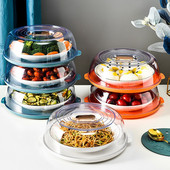 Višeslojni poklopci za očuvanje topline koji se mogu složiti učinkovito izoliraju prašinu Kuhinjska kutija za pohranu Prozirni kanister za hranu Održava svježinu