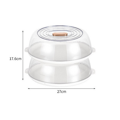 Višeslojni poklopci za očuvanje topline koji se mogu složiti učinkovito izoliraju prašinu Kuhinjska kutija za pohranu Prozirni kanister za hranu Održava svježinu