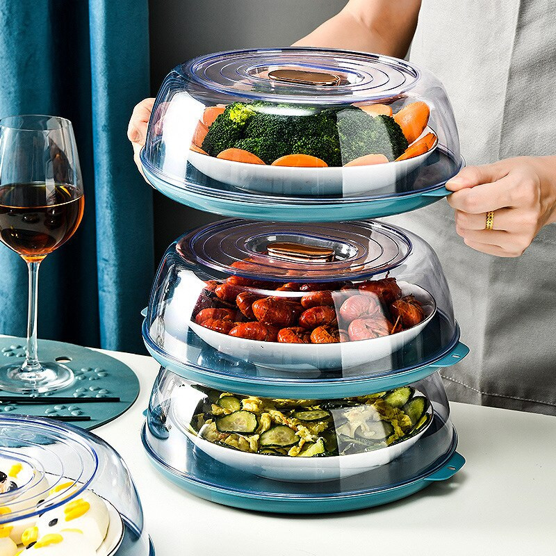 Višeslojni poklopci za očuvanje topline koji se mogu složiti učinkovito izoliraju prašinu Kuhinjska kutija za pohranu Prozirni kanister za hranu Održava svježinu