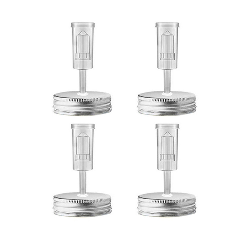 4 tk Köögiviljade kääritamise kaaned, kaaned, komplekt Toidu valmistamine Multifunktsionaalne Easy Clean Home meisterdamine Masoni tavaliste purkide jaoks