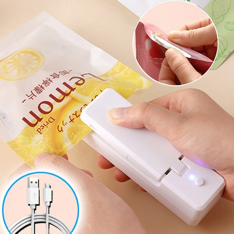 Μηχάνημα σφράγισης θερμικής σακούλας Αποθήκευση συσκευασίας Sealer Portable Bags Θερμικά πλαστικά τρόφιμα Πλαστική μίνι σακούλα στεγανοποιητική τσάντα Αξεσουάρ κουζίνας