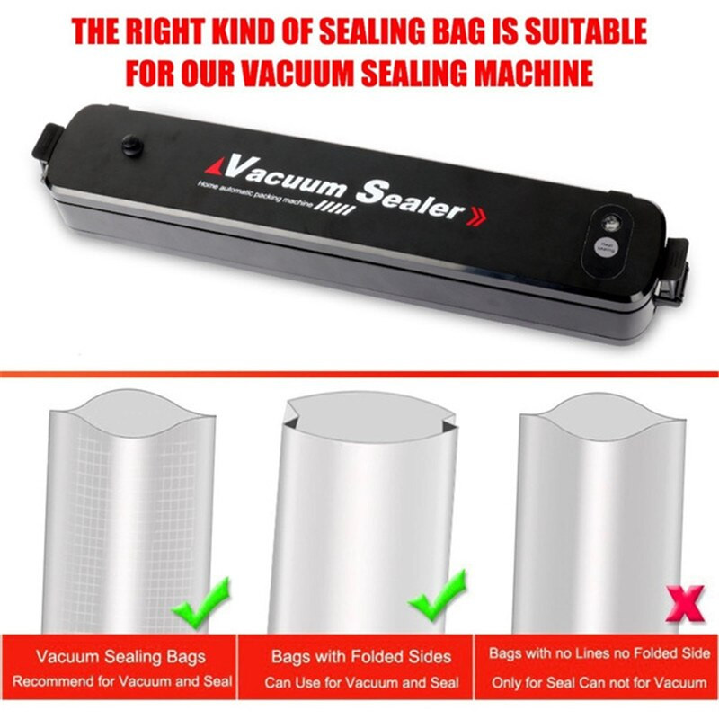 Kućni automatski stroj za vakuumsko pakiranje hrane Pakir za skladištenje hrane za suhu mokru hranu s 10 komada besplatne vrećice za vakuumsko zatvaranje