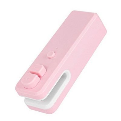 2 σε 1 Mini Bag Sealer Επαναφορτιζόμενο Mini Handheld Vacuum Sealer Sealer Food Bag Snack Πλαστικές σακούλες Σφραγιστικό για το σπίτι κουζίνας