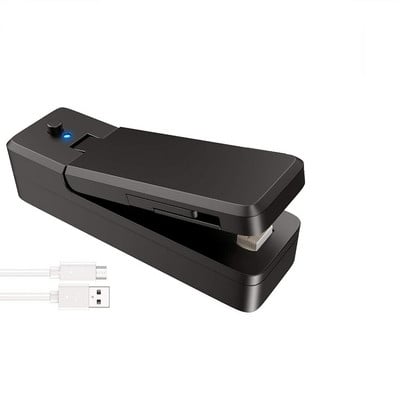 USB mini uzatvárač vreciek 2 v 1 prenosné tepelné uzatvárače, nabíjateľné ručné vákuové tepelné uzatvárače a rezačky na skladovanie plastových vreciek, potraviny