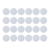 Normál szájfedelek befőttesüvegek fedeléhez Műanyag tárolókupakok Mason befőttesüvegekhez és még sok máshoz, szabványos, átmérő 70 mm