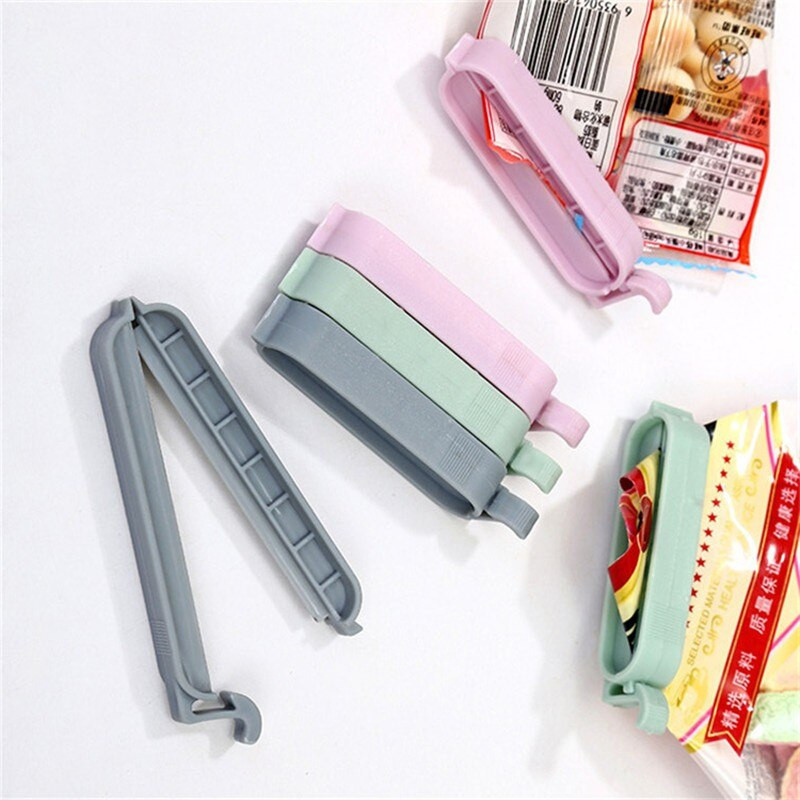 12 kom/lot Brtva za pohranjivanje grickalica Brtva za brtvljenje kopči za vrećicu Stezaljka za brtvljenje Stezaljka za vrećicu za hranu Kuhinjski alat Stezaljka za zatvaranje hrane