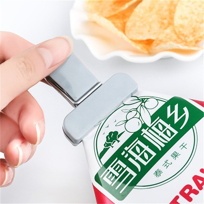 12 kom/lot Brtva za pohranjivanje grickalica Brtva za brtvljenje kopči za vrećicu Stezaljka za brtvljenje Stezaljka za vrećicu za hranu Kuhinjski alat Stezaljka za zatvaranje hrane