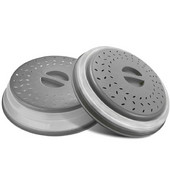 Capac pentru stropire pentru cuptor cu microunde Husă cu aerisire pliabilă pentru alimente pentru cuptor cu microunde, cu mâner de prindere ușor