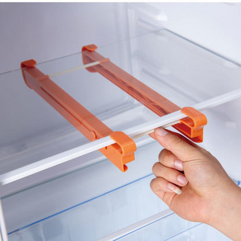Ράφι αποθήκευσης ψυγείου Ράφι ψυγείου Ράχα κρεμαστή Συρόμενος δίσκος ράγας για τσάντα τροφίμων Zip-bag Θήκη φρέσκου ψυγείου Organizer