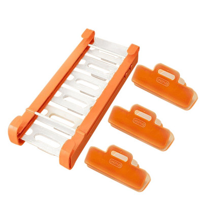 Ράφι αποθήκευσης ψυγείου Ράφι ψυγείου Ράχα κρεμαστή Συρόμενος δίσκος ράγας για τσάντα τροφίμων Zip-bag Θήκη φρέσκου ψυγείου Organizer