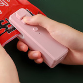 Φορητό μηχάνημα σφράγισης σακούλας θερμότητας Φορητή συσκευασία Κλείσιμο σακούλας φαγητού με πλαστική συσκευασία Αυτοκόλλητο μηχανής φακέλου Αξεσουάρ κουζίνας