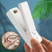 2 U 1 Mini otvarač za rezanje vrećica za brtvljenje Prijenosni stroj za pakiranje za zatvaranje grickalica Punjiva kuhinjska vrećica Magnetski aparat za toplinsko brtvljenje