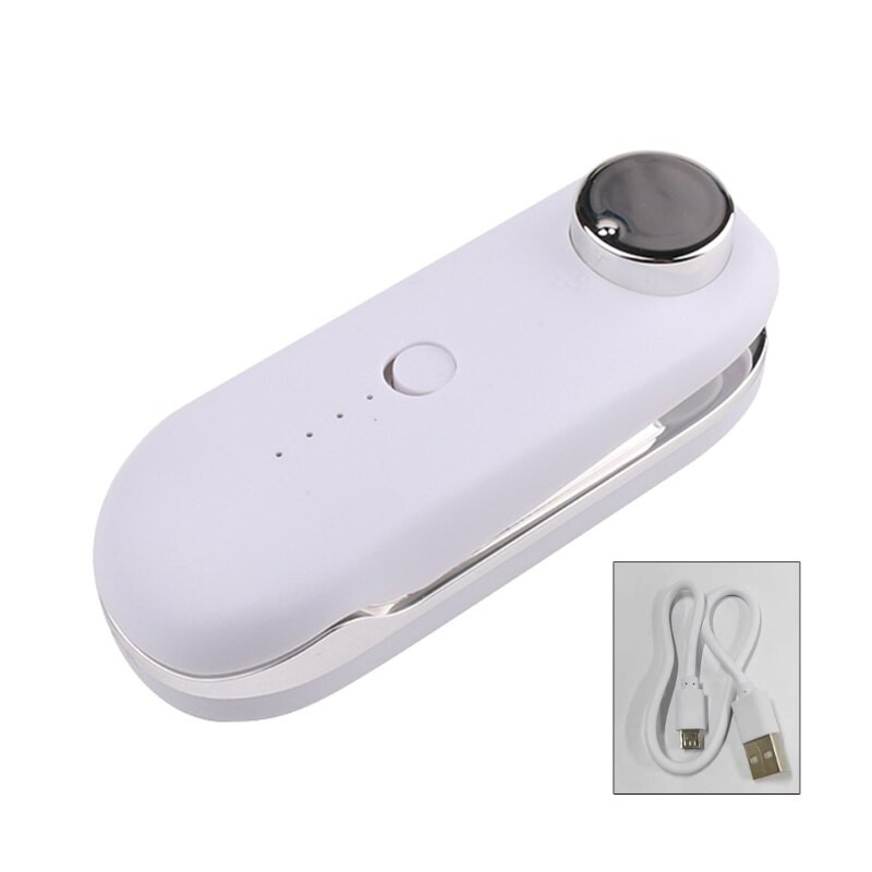 Mini termosigilant portabil pentru pungă, reîncărcabil prin USB, încălzire manuală, depozitare alimente, mașină de etanșare din plastic, clemă cu frigider 29EA