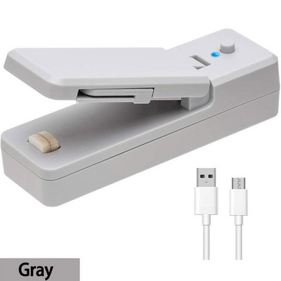 Зареждане на топлинна торба Запечатване на пластмасови опаковки Уплътнител за загряване на храна Затваряне на торби Машина Мини топлинна термозапечатваща торбичка Съхранение на храна Кухня