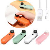 USB Mini Packaging Heat Sealer 2 в 1 Акумулаторна машина за запечатване на торбички за храна с нож Преносим уред за опаковане Кухненски джаджи
