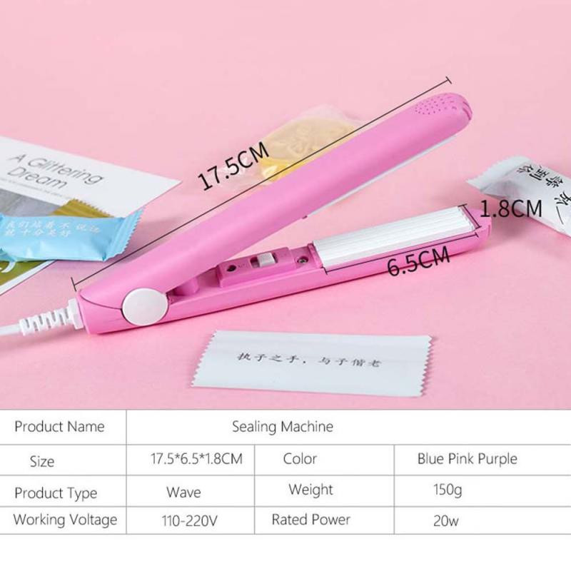 Uređaj za vakumiranje hrane za kućanstvo Prijenosne kopče za vrećice Ručni mini električni stroj za toplinsko zavarivanje Brtveno pakiranje Plastične impulsne kopče