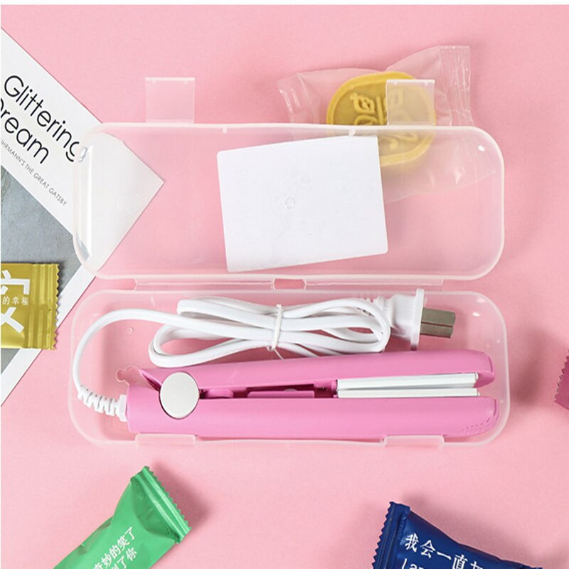 Щипки за чанти Пластмасов уплътнител за удобство в кухнята Мини организация за съхранение Затворете топлинна машина Неща Акумулаторна храна Сладък