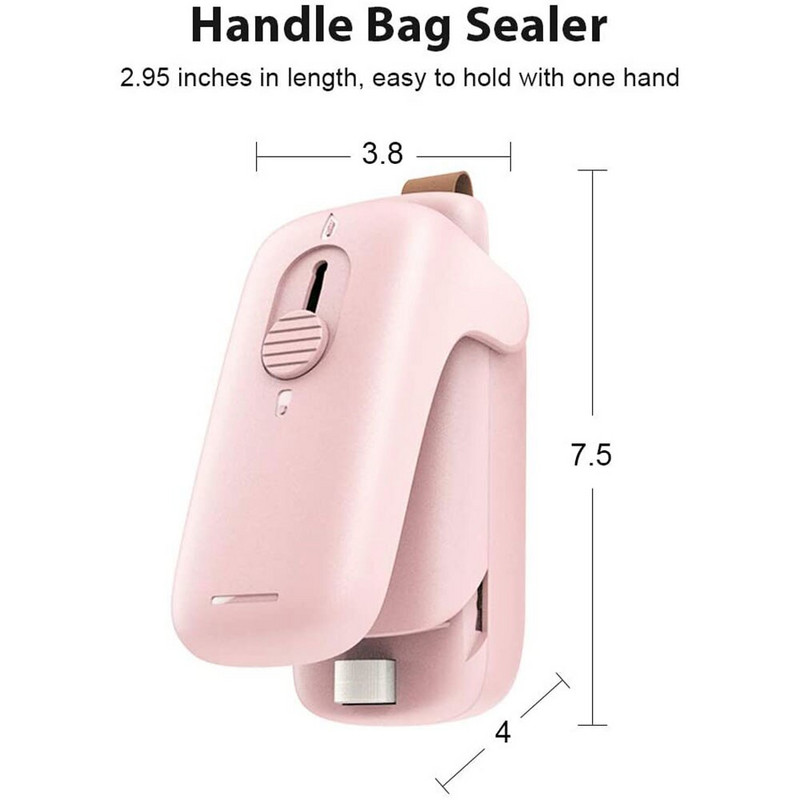 HOT най-добрата преносима мини запечатваща домакинска машина Heat Sealer Capper Food Saver за найлонови торбички Пакет Мини джаджи