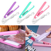 Agrafe pentru pungi pentru mașină de etanșare la căldură Mini sigiliu portabil Ambalaj plastic Impuls Sealer Handheld Household Food Vacuum Sealer