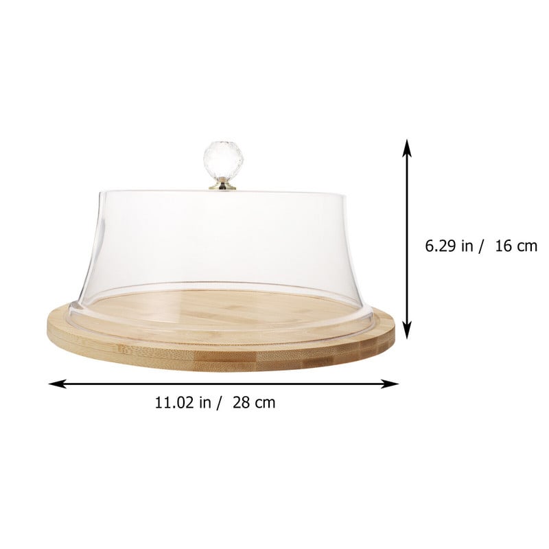 Tortatartó fedél Desert Cloche Desszert Tortafedél Kijelző Tortatál tálaló tál puncstál