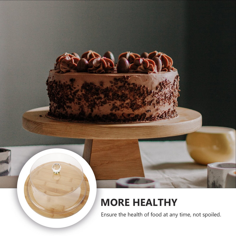 Tortatartó fedél Desert Cloche Desszert Tortafedél Kijelző Tortatál tálaló tál puncstál