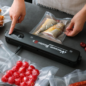 Vacuum Food Sealer Plastic Bag Sealer Packaging Machine Bag Sealer 220V Household Food Vacuum Sealer Film Sealer Vacuum Packer