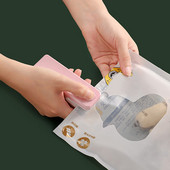 2 u 1 mini vakumski uređaj za spajanje, ručni USB punjivi, prijenosni uređaj za grickanje hrane, grickalica, rezač, plastično pakiranje, vrećica za svježe piće