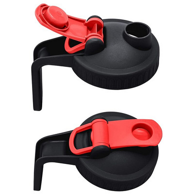 Capace pentru borcane Mason cu gură largă, capac cu capac cu mâner, cu etanșare etanșă și gura de turnare ușoară, capace reutilizabile pentru conserve