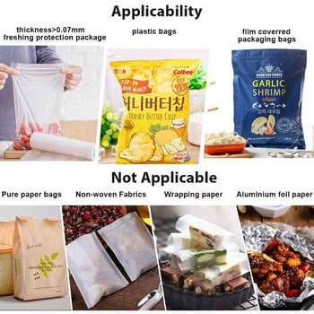Mini Heat Sealer Plastic Package Storage Bag Mini Sealing Machine Handy αυτοκόλλητο και σφραγίδες για σνακ φαγητού Αξεσουάρ κουζίνας