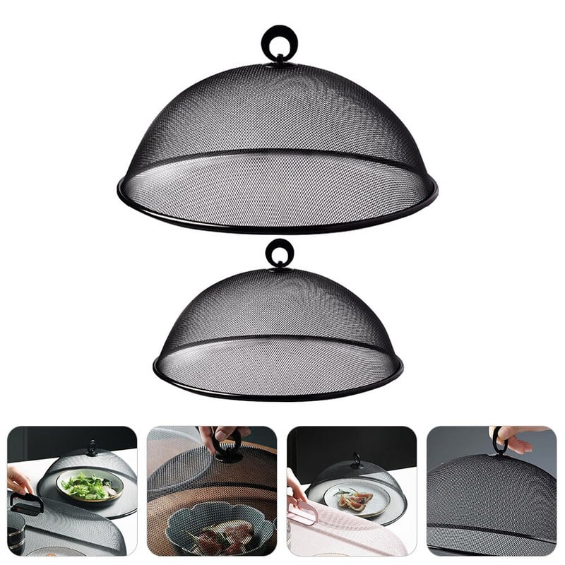 Dangtis tinklelis Dengiamasis kupolas metalinis palapinės tinklelis piknikas lauke skraidyklės plieninis nerūdijantis pyragas išorinė apsauginė plokštė