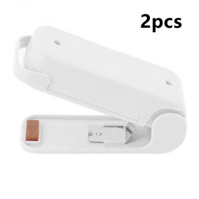 2 komada plastične vrećice za toplinsko zavarivanje, prijenosni zatvarač za pakiranje, pohrana u kuhinji, hrana, voće, grickalice, povrće, kućanski pribor