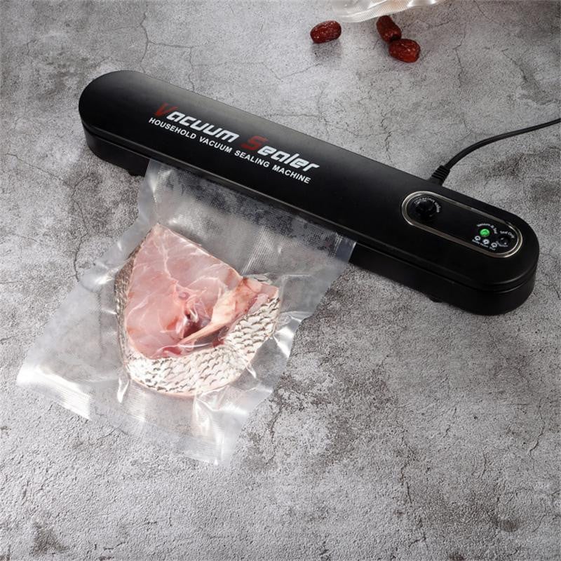 Vakuuminis sandarinimo aparatas Kompaktiško dizaino maisto konservavimo maišelis Pridedamas sausas drėgnas šviežias režimai Maisto vakuuminio sandariklio laikymas su 10 maišelių