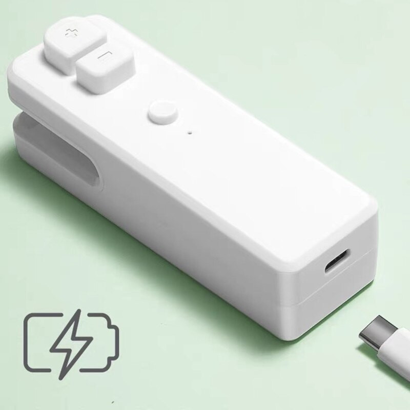 Nový nabíjací stroj na vrecká s USB, vylepšený prenosný magnetický sací stroj na plastové vrecká, rýchlo utesní otvorené vrecko