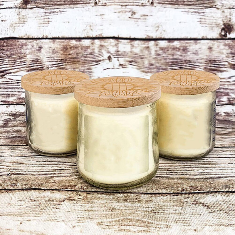 Capace pentru borcane Capac Mason Canning Canning Cover din lemn Cană Iaurt Cafea Lemn etanș Reutilizabil Sigiliu cu gura lată Sigiliu Ceai Băutură