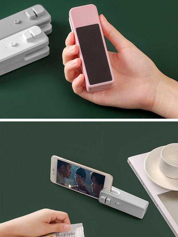 USB punjenje, mini stroj za brtvljenje, prijenosni uređaj za toplinsko brtvljenje, plastična vrećica za pohranu pakiranja, praktična naljepnica i brtve za grickalice