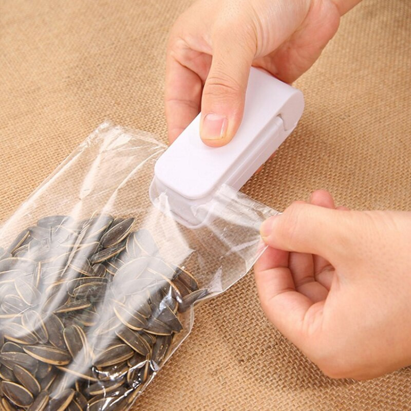 Prenosné tašky, tepelné tesnenie, plastové balenie, úložné vrecko, klip, mini tesniaci stroj, praktická nálepka, tesnenie na jedlo, občerstvenie, kuchynské pomôcky