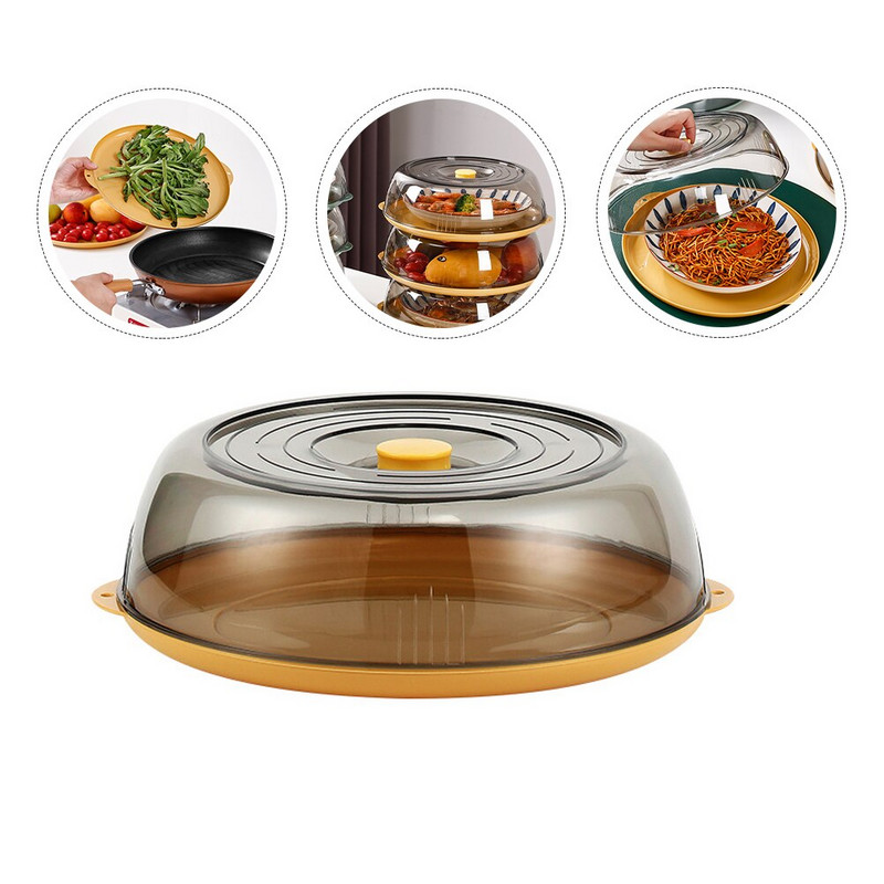 Poklopac Navlake za prskanje Kuhinjski tanjur za mikrovalnu pećnicu Štitnici za kolače od insekata Anti-Meal Prevention Gadget Staklo