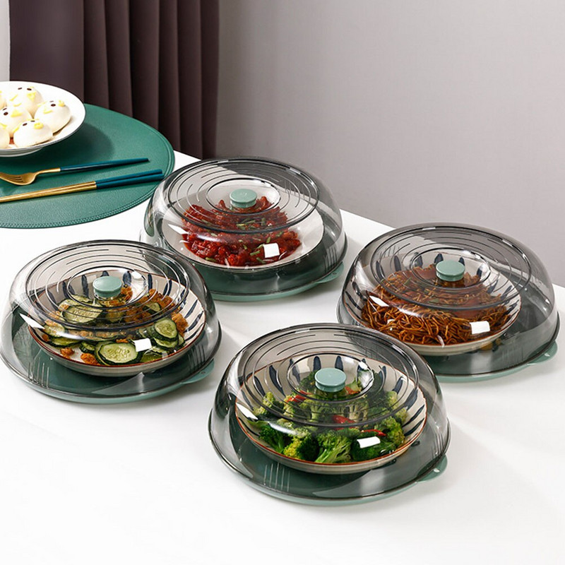 Poklopac Navlake za prskanje Kuhinjski tanjur za mikrovalnu pećnicu Štitnici za kolače od insekata Anti-Meal Prevention Gadget Staklo