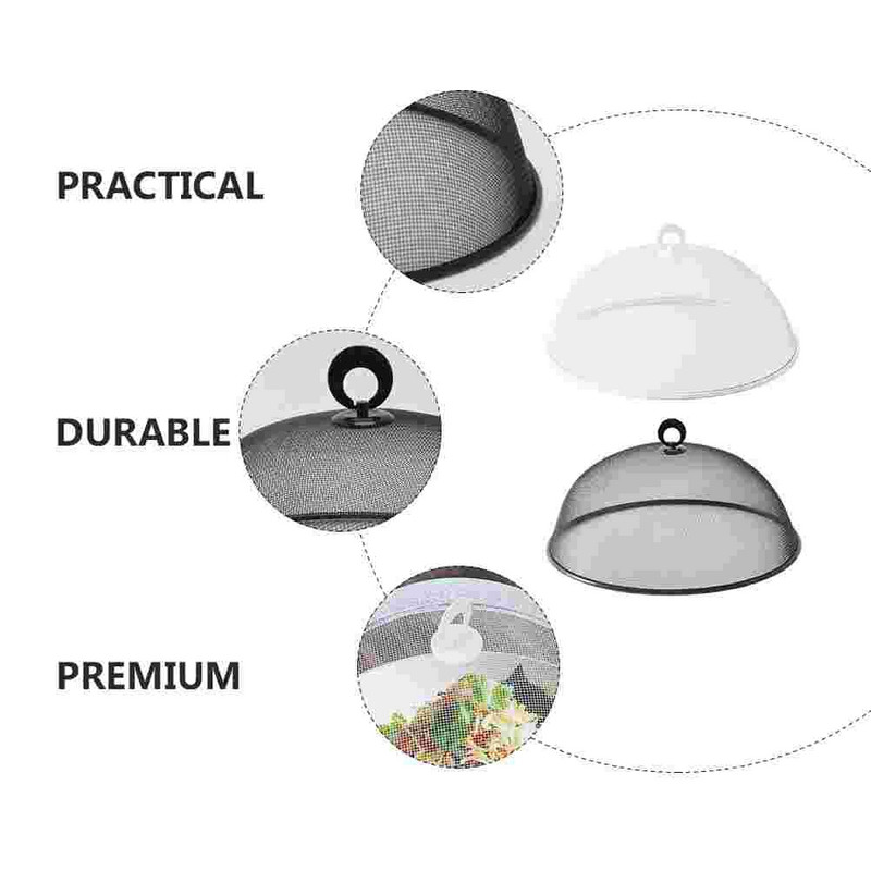 Poklopac Kupola Navlake Šator Kišobran Zaštitnik Poslužitelj Torta Poklopac za slastice za višekratnu upotrebu Piknik Metalni čelik Nehrđajući čelik Grijači za zabave Vanjski