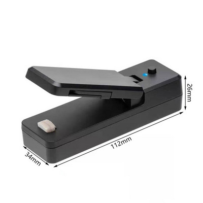 1 PC Prijenosni mini zatvarač Kućna toplinska vrećica Plastična posuda za grickalice Stroj za brtvljenje Ambalaža hrane Kuhinjska vrećica za pohranu Stezaljka za pakiranje