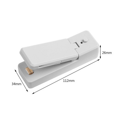 1 PC Prijenosni mini zatvarač Kućna toplinska vrećica Plastična posuda za grickalice Stroj za brtvljenje Ambalaža hrane Kuhinjska vrećica za pohranu Stezaljka za pakiranje