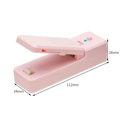 1 PC Prijenosni mini zatvarač Kućna toplinska vrećica Plastična posuda za grickalice Stroj za brtvljenje Ambalaža hrane Kuhinjska vrećica za pohranu Stezaljka za pakiranje