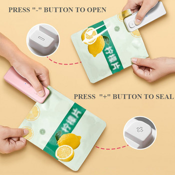 USB Charge Sealer Mini Heat Packaging Sealer Machine Portable Sealer Packaging Seal for Food Snack Close Bags Кухненски джаджи