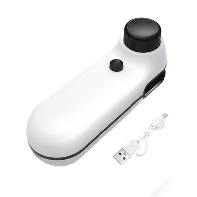 Nový nabíjateľný USB uzatvárací stroj na vrecká, prenosný baliaci stroj na potraviny, uzatvárací stroj na vrecká s káblom, multifunkčný uzatvárací stroj, kuchynské náradie