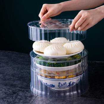 Covercake Dome Οθόνη Πιάτου Επιδόρπιου Καλύμματα για πικνίκ Ψωμί Splatter Διακομιστής Βάση Γυαλί μικροκυμάτων