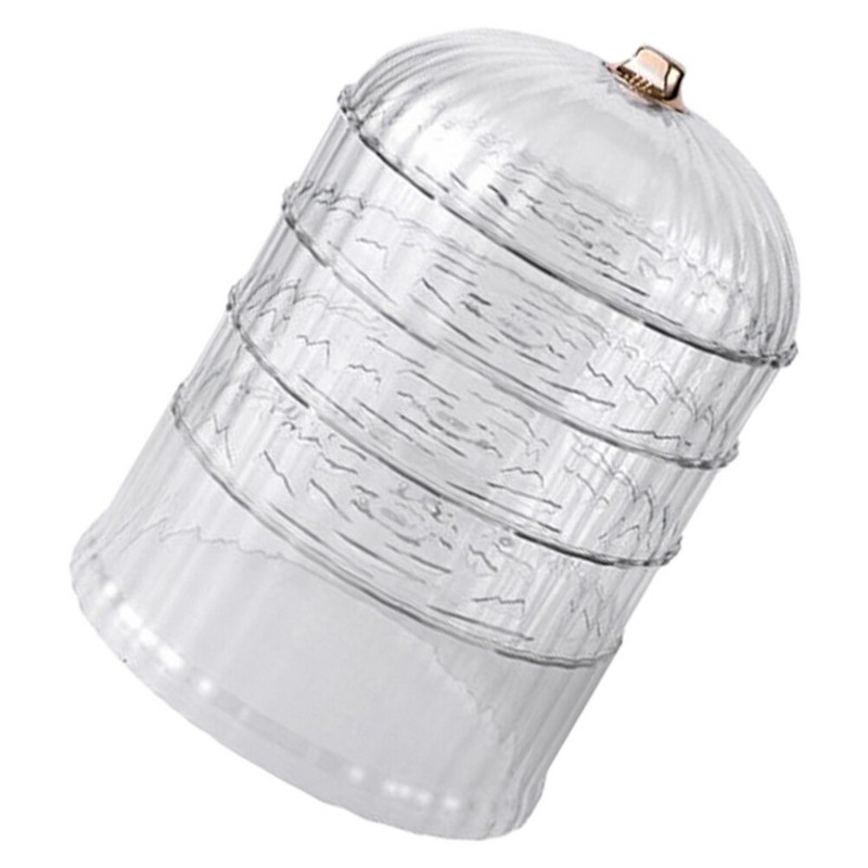 Covercake Dome desertinės lėkštės ekrano dangteliai pikniko duonos purslai lėkštės serverio stovas mikrobangų krosnelės stiklas