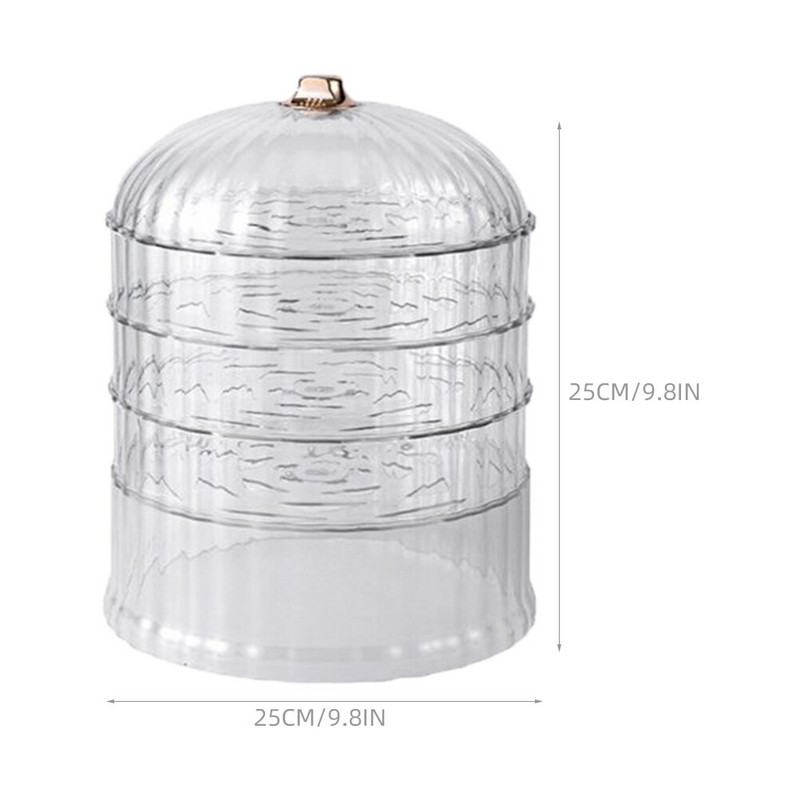 Covercake Dome desertinės lėkštės ekrano dangteliai pikniko duonos purslai lėkštės serverio stovas mikrobangų krosnelės stiklas